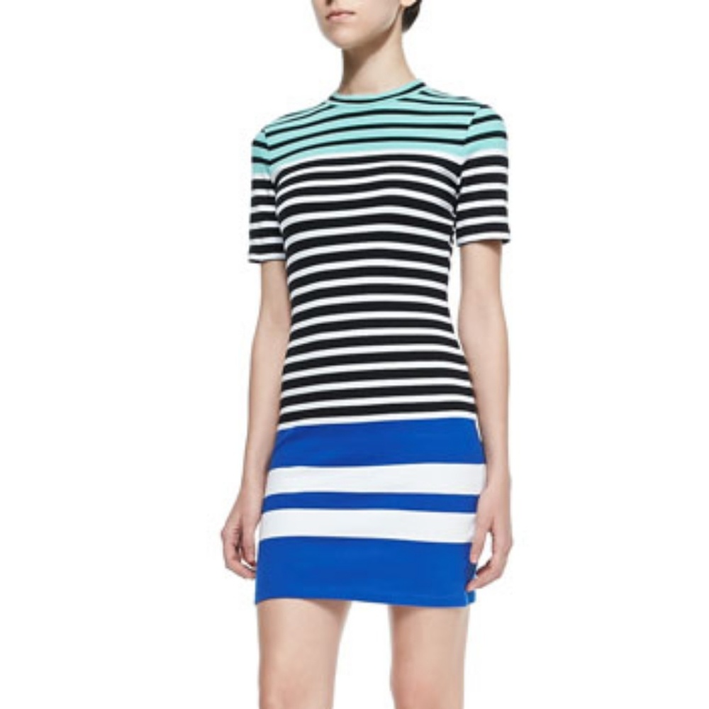 T by Alexander Wang striped dress